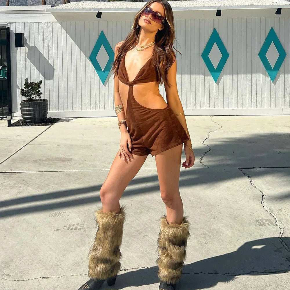 Ella Fur Leg Warmers